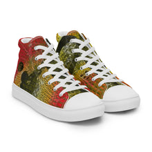 Load image into Gallery viewer, ARTIST DISTRICT GATOR PRINT Men’s high top canvas shoes