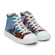 Load image into Gallery viewer, DESIGNER SHOES Men’s high top canvas shoes