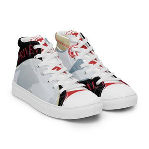 HUG THE WORLD SPECIAL EDITION COLLECTION Men’s high top canvas shoes