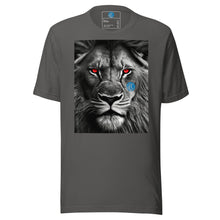 Load image into Gallery viewer, ROYALTY SPORT GATOR PRINT DET. LIONS RED EYES t-shirt