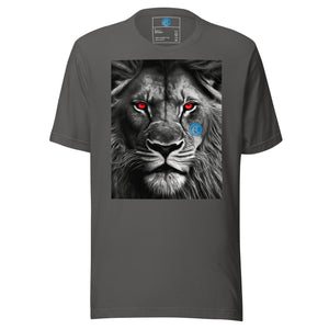 ROYALTY SPORT GATOR PRINT DET. LIONS RED EYES t-shirt