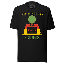 Load image into Gallery viewer, COMPUTERS OVER GUNS t-shirt