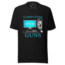 Load image into Gallery viewer, COMPUTERS OVER GUNS t-shirt