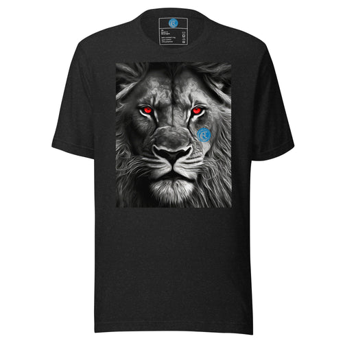 ROYALTY SPORT GATOR PRINT DET. LIONS RED EYES t-shirt