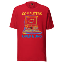 Load image into Gallery viewer, COMPUTERS OVER GUNS t-shirt