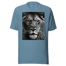 Load image into Gallery viewer, ROYALTY SPORT GATOR PRINT DET. LIONS RED EYES t-shirt