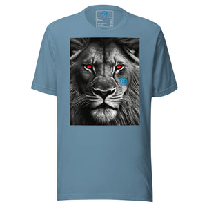 ROYALTY SPORT GATOR PRINT DET. LIONS RED EYES t-shirt