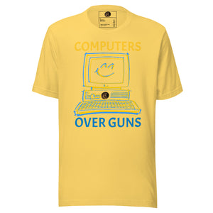 COMPUTERS OVER GUNS t-shirt