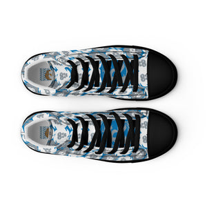 ROYALTY SPORT DETROIT LIONS Women’s high top canvas shoes
