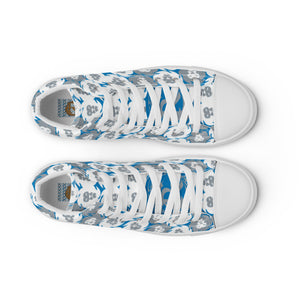 ROYALTY SPORT DETROIT LIONS Women’s high top canvas shoes