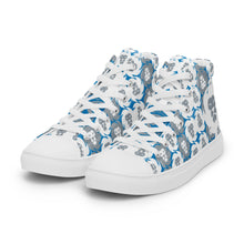 Load image into Gallery viewer, ROYALTY SPORT DETROIT LIONS Women’s high top canvas shoes