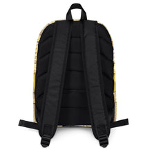 Load image into Gallery viewer, GOLD LOGO PRINT, BACKPACK DESIGNER BAGS