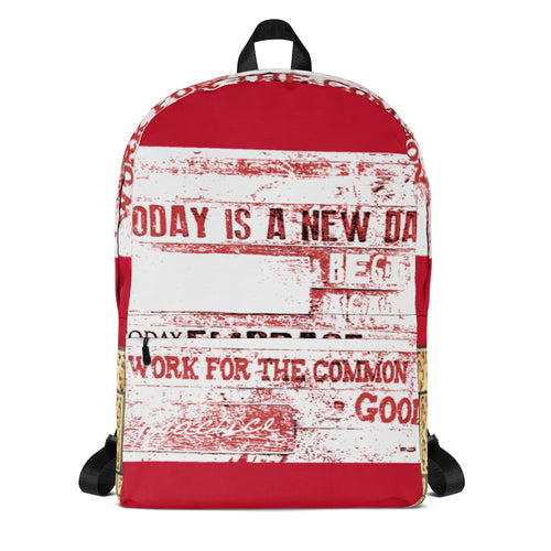 RED SPOKEN WORD, BACKPACK DESIGNER BAGS