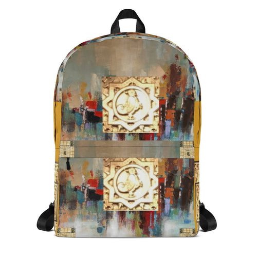 BUTTERCUP  ABSTRACT PRINT, BACKPACK DESIGNER BAGS