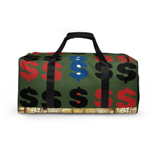 Load image into Gallery viewer, $ FERN GREEN, DUFFLE DESIGNER BAGS