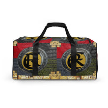 Load image into Gallery viewer, RED, BLUE, BLACK,GREEN, GATOR PRINT, LOGO DUFFLE DESIGNER BAGS