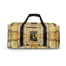 Load image into Gallery viewer, GOLD LOGO PRINT, DUFFLE DESIGNER BAGS