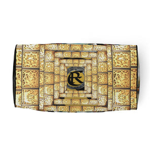 BUTTERCUP ABSTRACT PRINT, DUFFLE DESIGNER BAGS