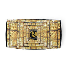 Load image into Gallery viewer, BLACK GATOR PRINT, DUFFLE DESIGNER BAGS