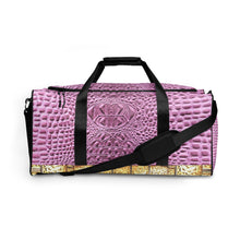 Load image into Gallery viewer, HOPBUSH PINK GATOR PRINT, DUFFLE DESIGNER BAGS