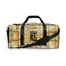 Load image into Gallery viewer, GOLD LOGO PRINT, DUFFLE DESIGNER BAGS