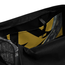 Load image into Gallery viewer, BLACK GATOR PRINT, DUFFLE DESIGNER BAGS