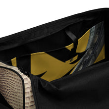 Load image into Gallery viewer, CHAMPAGNE GATOR PRINT, DUFFLE DESIGNER BAGS