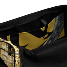 Load image into Gallery viewer, GOLD LOGO PRINT, DUFFLE DESIGNER BAGS