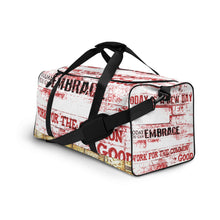 Load image into Gallery viewer, RED SPOKEN WORD, DUFFLE DESIGNER BAGS