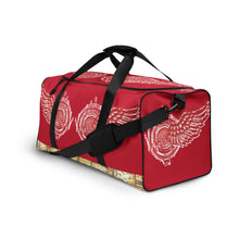 Load image into Gallery viewer, WINGS RED, DUFFLE DESIGNER BAGS