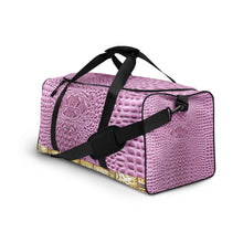 Load image into Gallery viewer, HOPBUSH PINK GATOR PRINT, DUFFLE DESIGNER BAGS