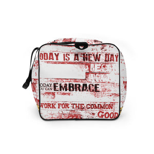 RED SPOKEN WORD, DUFFLE DESIGNER BAGS