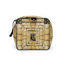 Load image into Gallery viewer, GOLD LOGO PRINT, DUFFLE DESIGNER BAGS