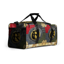 Load image into Gallery viewer, RED, BLUE, BLACK,GREEN, GATOR PRINT, LOGO DUFFLE DESIGNER BAGS