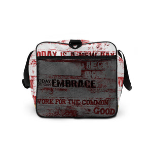 RED SPOKEN WORD, DUFFLE DESIGNER BAGS