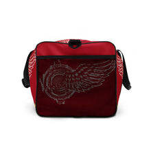 Load image into Gallery viewer, WINGS RED, DUFFLE DESIGNER BAGS