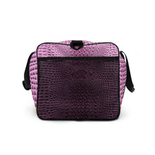 Load image into Gallery viewer, HOPBUSH PINK GATOR PRINT, DUFFLE DESIGNER BAGS