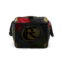 Load image into Gallery viewer, RED, BLUE, BLACK,GREEN, GATOR PRINT, LOGO DUFFLE DESIGNER BAGS