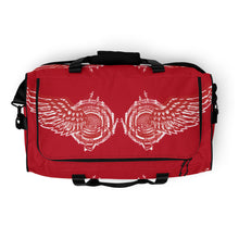 Load image into Gallery viewer, WINGS RED, DUFFLE DESIGNER BAGS