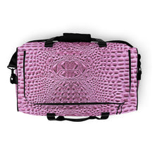 Load image into Gallery viewer, HOPBUSH PINK GATOR PRINT, DUFFLE DESIGNER BAGS