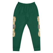 Load image into Gallery viewer, GREEN, DARK BROWN GATOR PRINT, MEN’S JOGGERS B.S.B