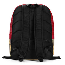 Load image into Gallery viewer, RED GATOR PRINT, MINIMALISTIC BACKPACK DESIGNER BAGS