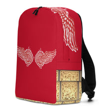 Load image into Gallery viewer, WINGS RED, MINIMALIST BACKPACK DESIGNER BAGS
