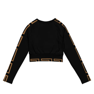 H&H WOMAN’S long-sleeve crop top