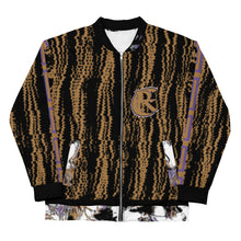 Load image into Gallery viewer, GOLD ROOM COLORS LIONS FACE Bomber Jacket