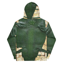 Load image into Gallery viewer, BRITISH RACING GREEN, GATOR BODY PRINT DESIGNER HOODIES B.S.B