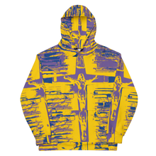 Load image into Gallery viewer, DARK CERULEAN CHRIS,  CROSS DESIGNER HOODIE B.S.B