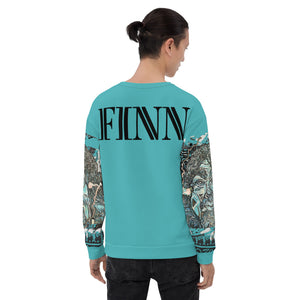 Haunted Stairs Sweatshirt: FINN, Mystical Warrior with Mystical Supernatur Power, Wisdom and Horrible Generosity.
