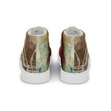 Load image into Gallery viewer, NUDE ABSTRACT, Men’s Designer high top canvas shoes