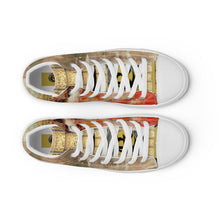 Load image into Gallery viewer, NUDE ABSTRACT, Men’s Designer high top canvas shoes